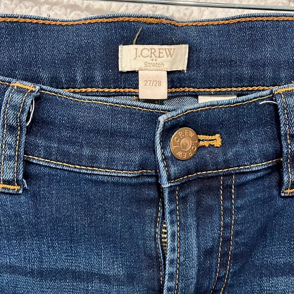 J.Crew Stretch Denim Jeans size 27/28 - Picture 4 of 4